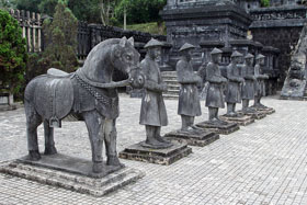 Hue - Khai Dinh Tomb Soldiers